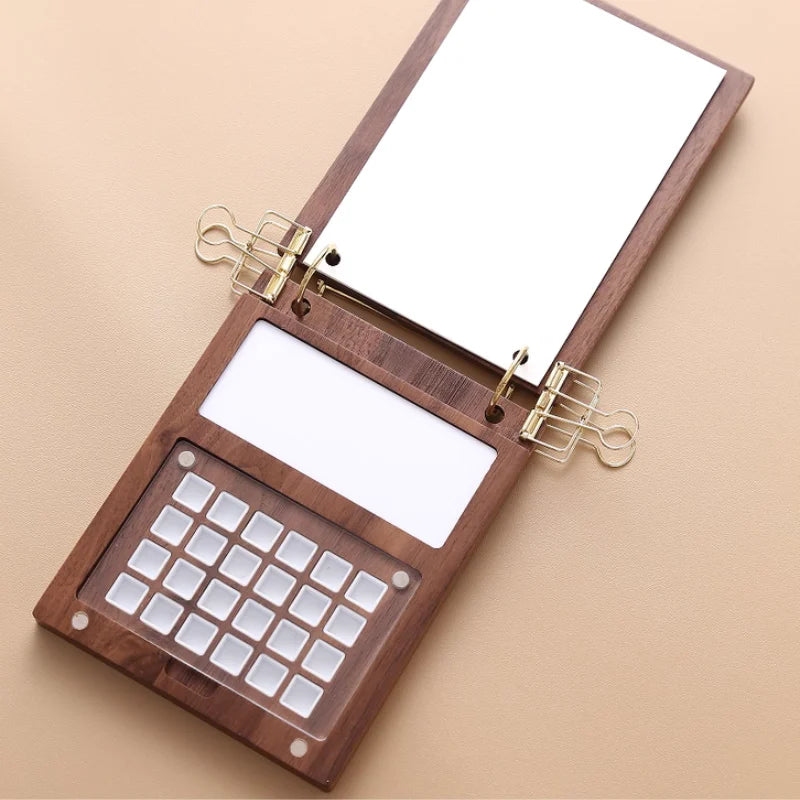 Portable Walnut Art Journal