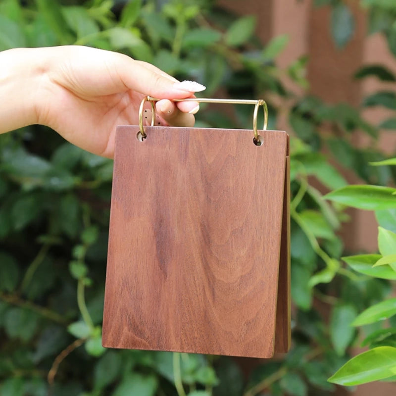 Portable Walnut Art Journal