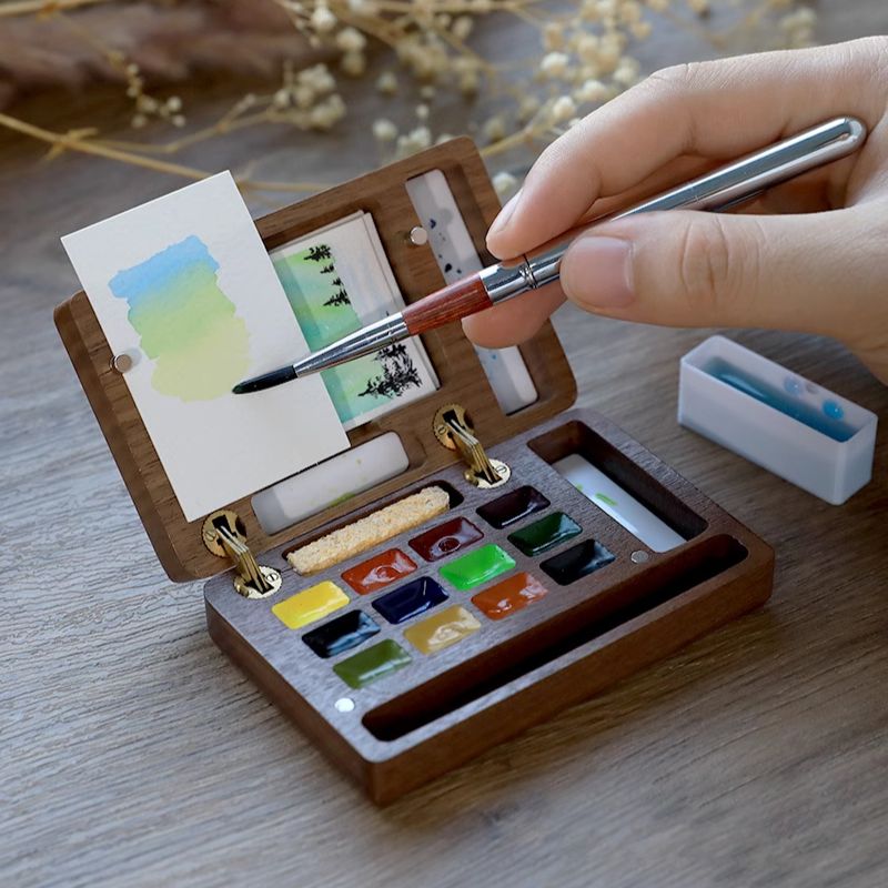 ArtMate - Handmade Walnut Art Kit