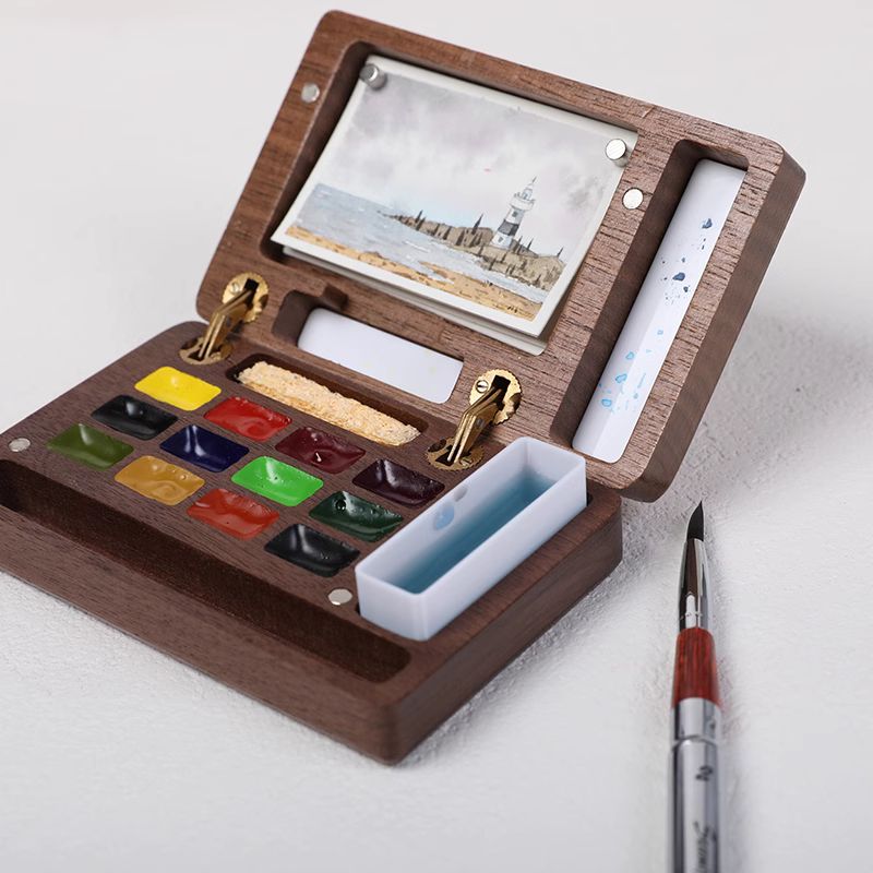 ArtMate - Handmade Walnut Art Kit