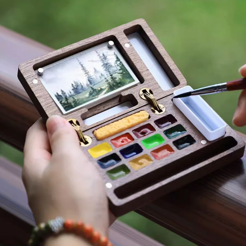 ArtMate - Handmade Walnut Art Kit