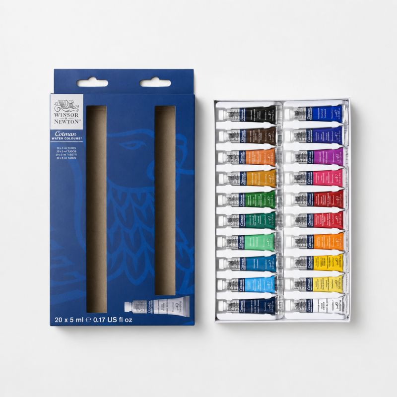 Winsor & Newton® Cotman - 20-Piece Watercolor Set