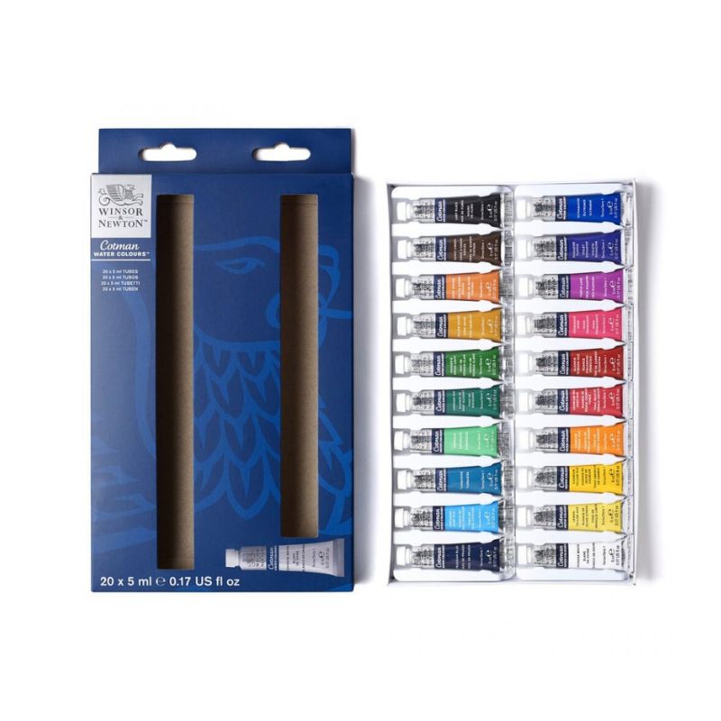 Winsor & Newton® Cotman - 20-Piece Watercolor Set